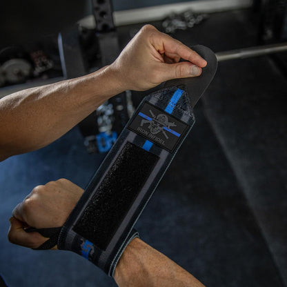 Weightlifting Wrist Wraps - 24" Extra Stiff Heavy Duty, Wrist Support for Gym Workouts, Crossfit, Weights, Powerlifting, Fitness, Exercise, Olympic Lifts, Bench Press